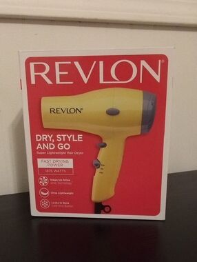 Revlon Bright Yellow Compact Hair Dryer